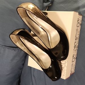 Massimo Black Platform Heel, Size 8.5